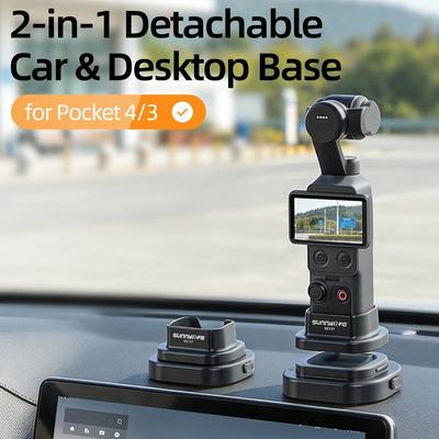 2-IN-1 Desktop Basis Afneembare Verlengbeugel voor DJI Osmo Pocket 4 3 Action Camera Accessoires