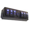 For Cars Vehicles Yacht Double QC3.0 Waterproof 6+1 Gang Rocker Switch Box 12-24V 20A Switch Panel Universal
