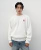 Deomati Mati Heart Wappen Round Knit - White