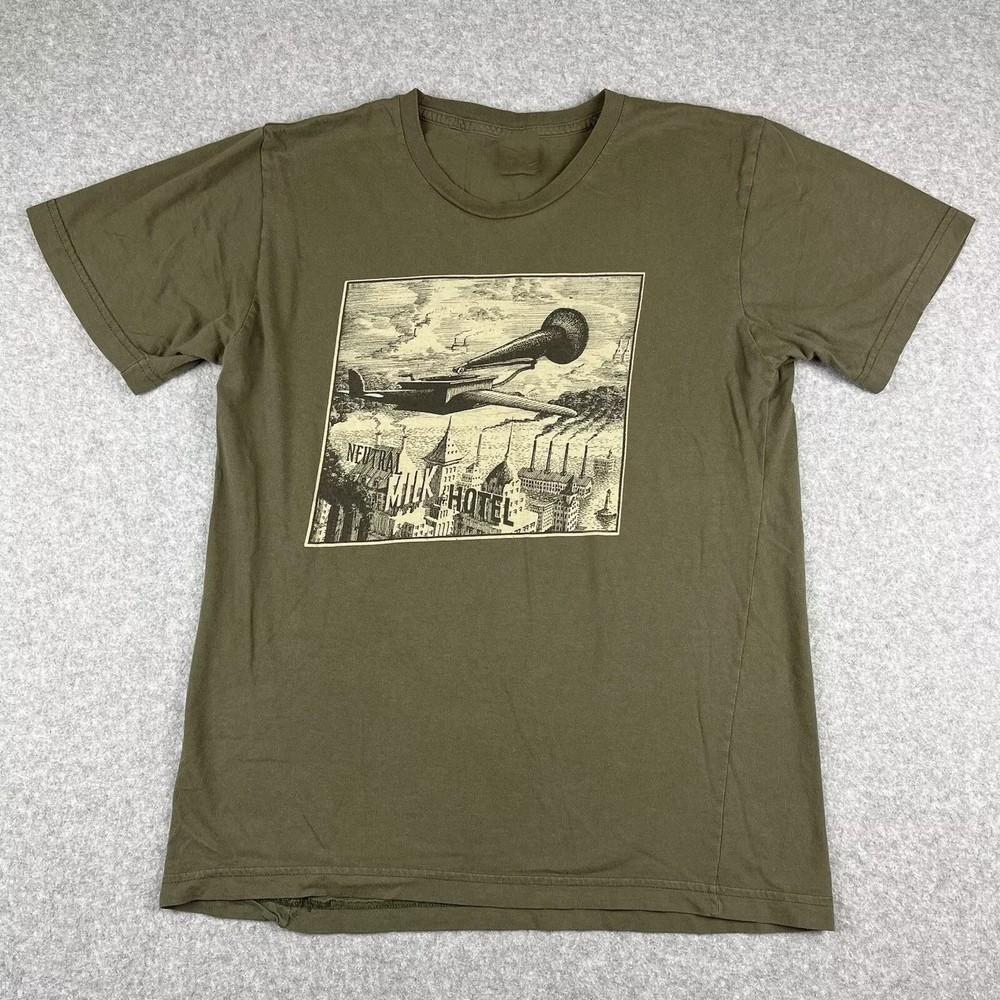 

Neutral Milk Hotel Зелений Літак Над Морем Футболка Повний Розмір S-5XL LI2232 Унісекс Футболка M
