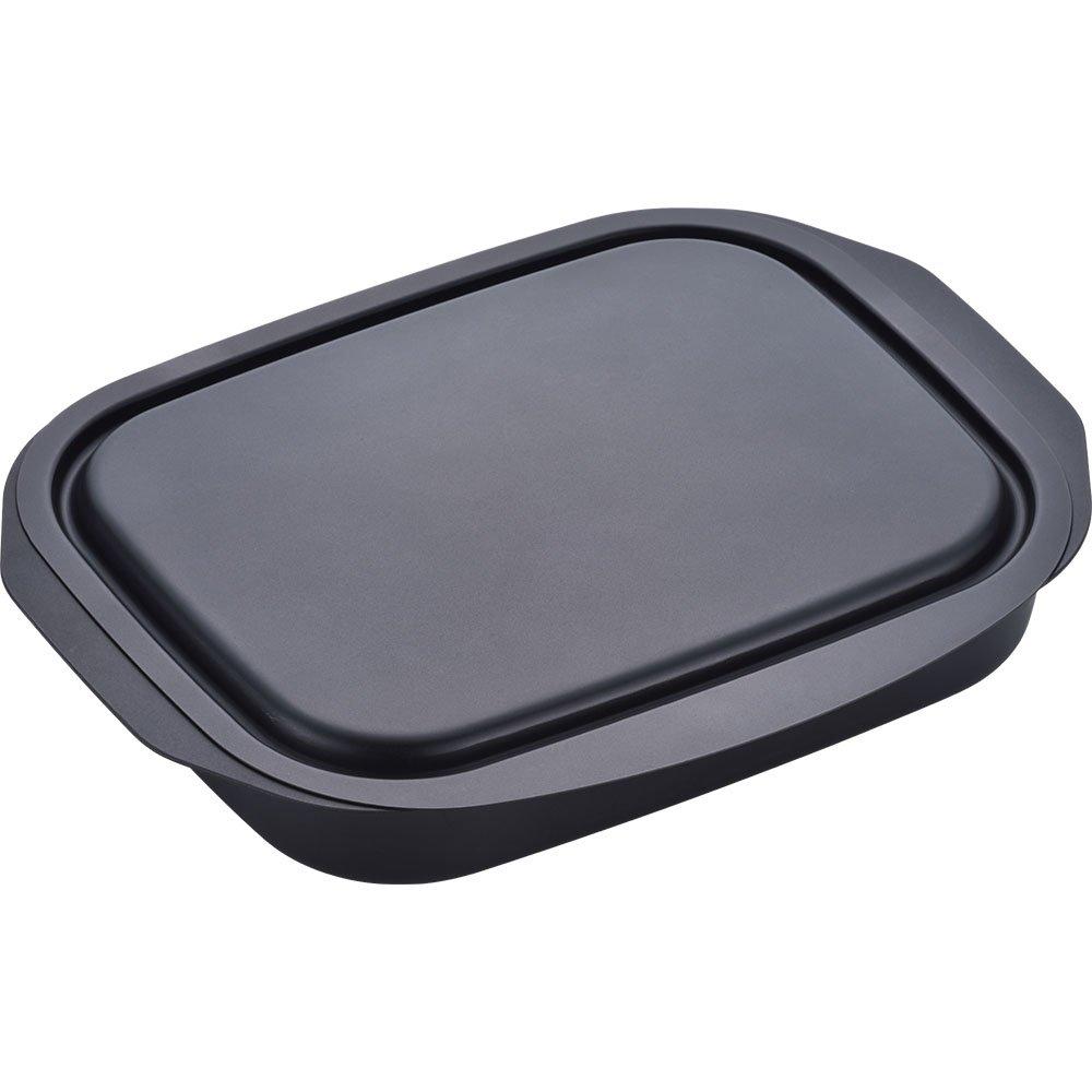 

Wahei Freiz Grill for and 17 x 22 with Pan, grilling, steaming, reheating, Lunchini, Rectangular, cm, lid, Iron, RA-9505