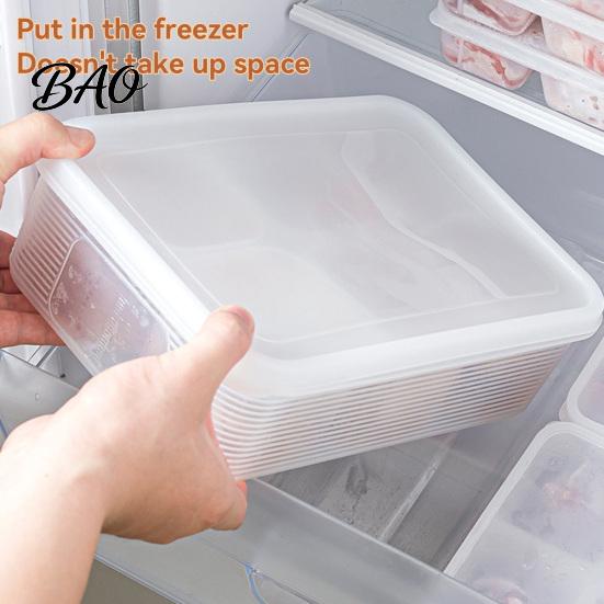 Refrigerator Soup Organizer Freezer Packaging Box, with Sealed Lids, Food-Grade PP And Reusable Storage Boxes Microwave Safe Containers, Leak-Proof