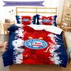 Bahia Fc Crest Emblem Printed Pattern Duvet Cover Set – Includes 1 Duvet Cover and 2 Matching Pillowcases Bedroom Decor Christmas Gifts