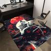 1pc Wolf Moon Themed Rug for Home Decor, Non-slip Office Carpet, Chair mat, Outdoor Mat, Christmas and Halloween gifts-0731031