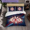 Boston Red Sox Pattern Microfibra Set Biancheria da Letto 3 Pezzi Decorazione Copripiumino Set Per Camera da Letto Uso Domestico
