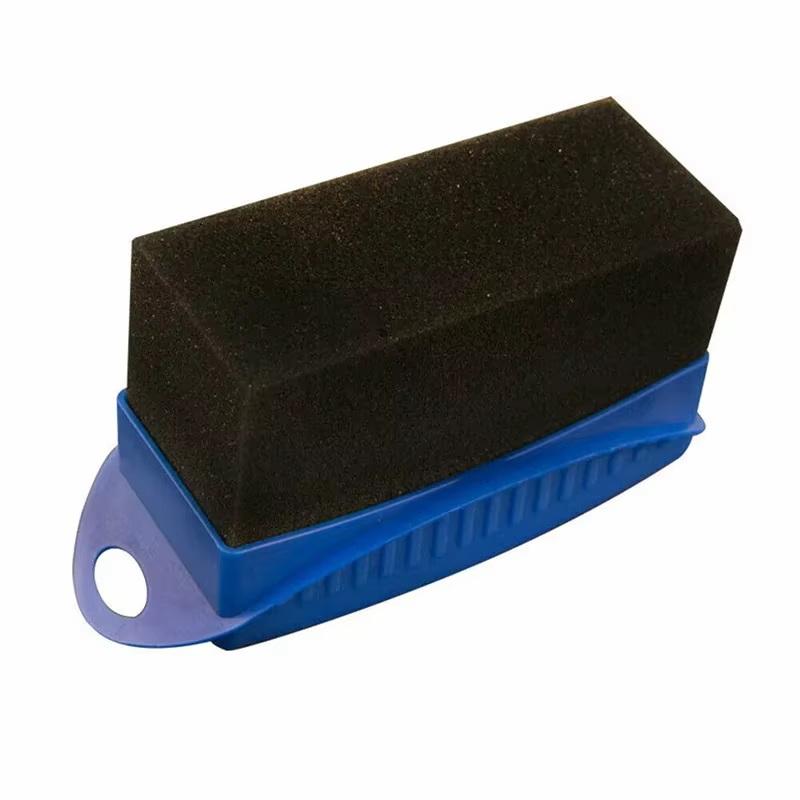 1Pc Tyre Dressing Applicator Pad Car Wheel Polishing Waxing Sponge Brush Cleaning Waxing Sponge With Cover Detail Accessories