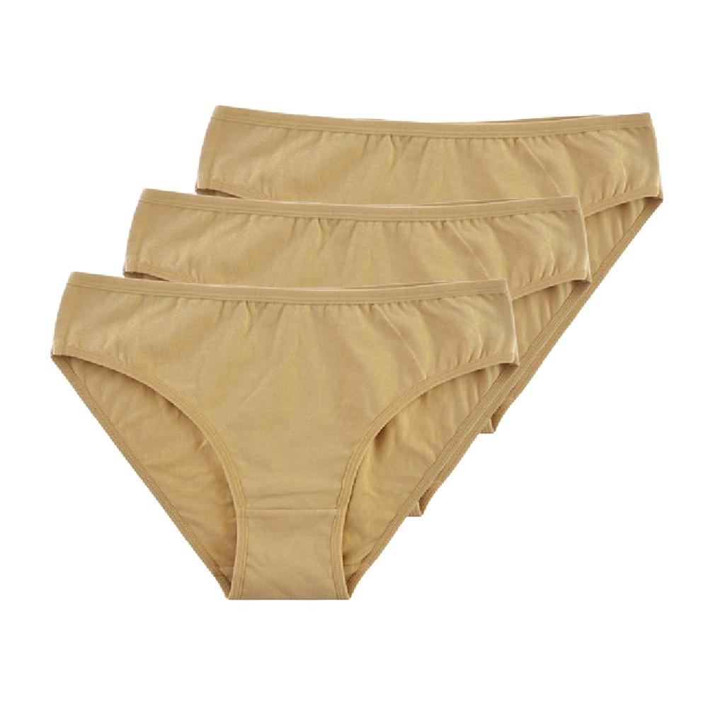 3 Piezas Ropa Interior para Mujer de Cintura Media Calzones Lencería Braguitas para Niñas Grandes Colores Lisos Calzoncillos