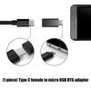 Type C Connector Converter Support Charging Data Sync Portable for Phone Tablet & Other Devices OTG Adapter