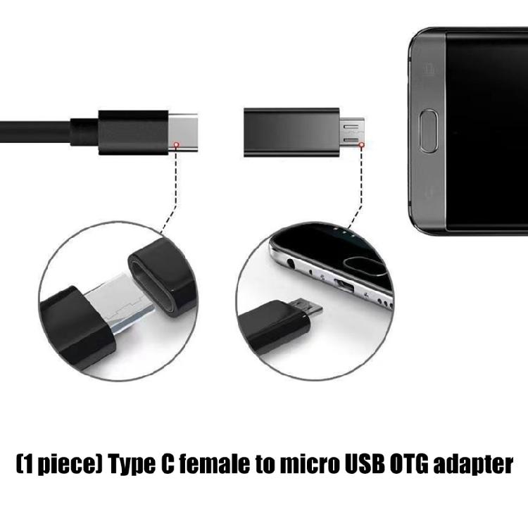Type C Connector Converter Support Charging Data Sync Portable for Phone Tablet & Other Devices OTG Adapter
