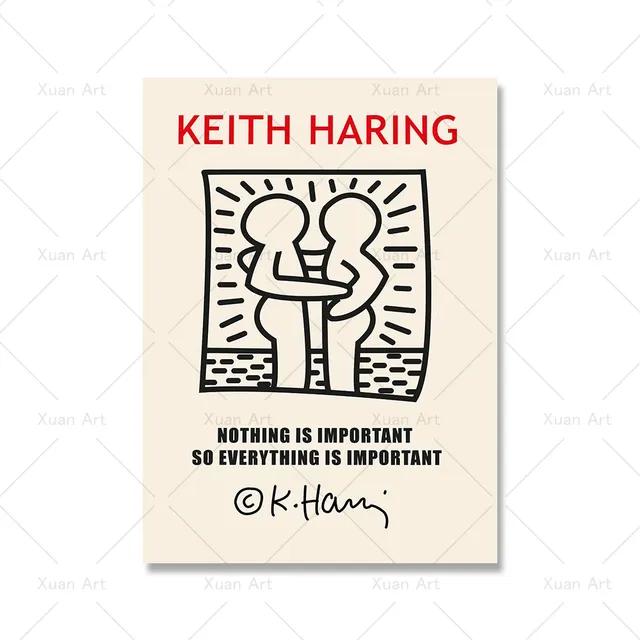 Modern Abstract Aesthetics Wall Art Retro Pop Stick Figure HD Oil On Canvas Poster Print Home Bedroom Living Room Decor Gift No Frame