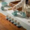Edenus Budding 02 Celadon Ceramic Tea Set