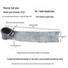Forged Steel Blacksmith Hoe for Planting & Digging