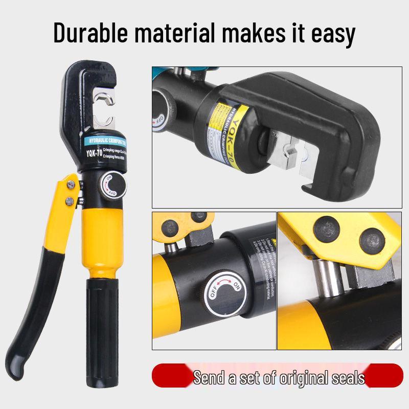Manual Hydraulic Wire Crimper for Copper/Aluminum Terminals (YQK Series)