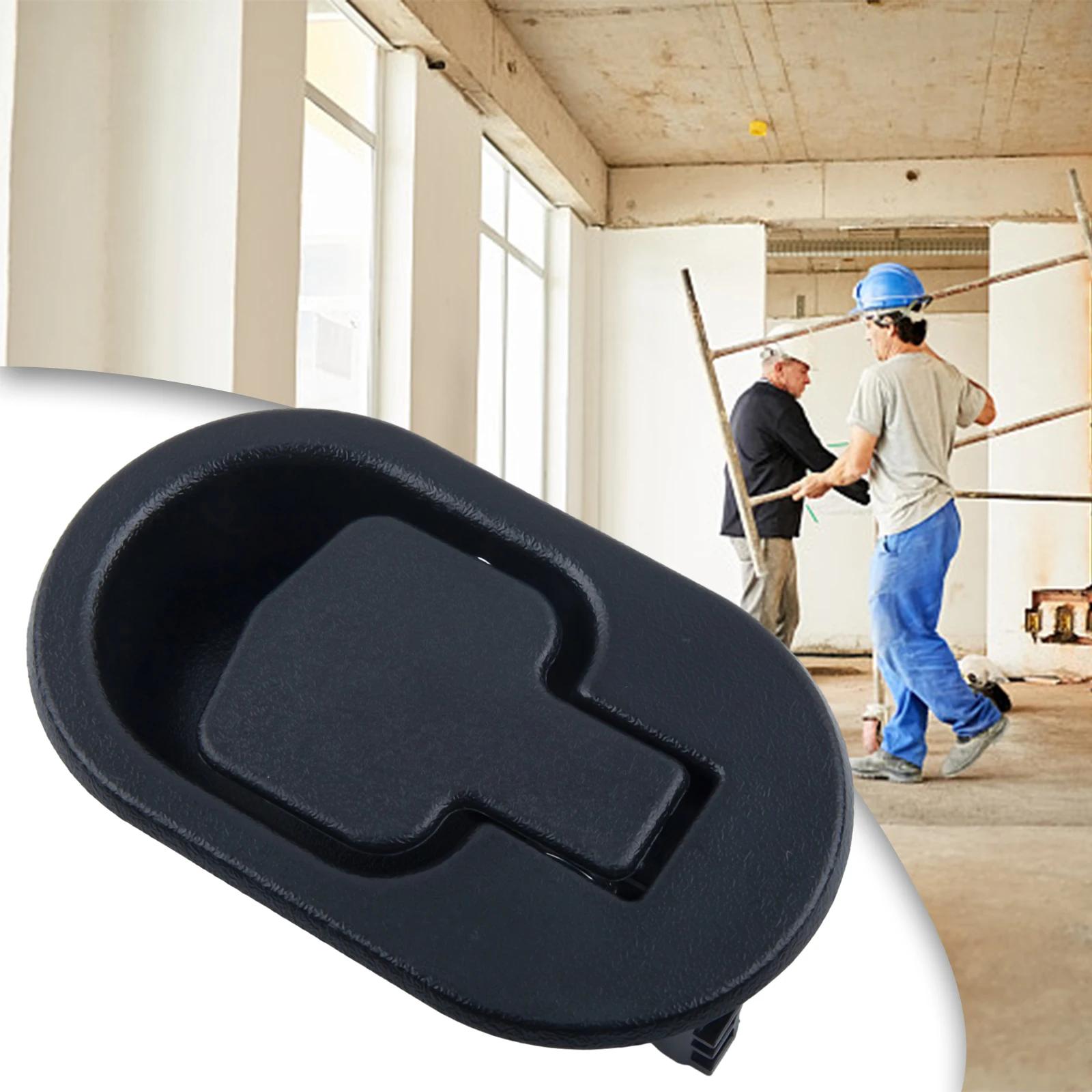 Black Oval Pull Handle ABS Plastic Buckle Switch Circular Electroplate Buckle Furniture Buckle Sofa Recliner Chair Home Hardware China Mainland