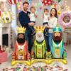 Foil Material Stand King Balloons Cartoon Design Stand Design Cartoon King Balloons Air Filled Foil Balloons