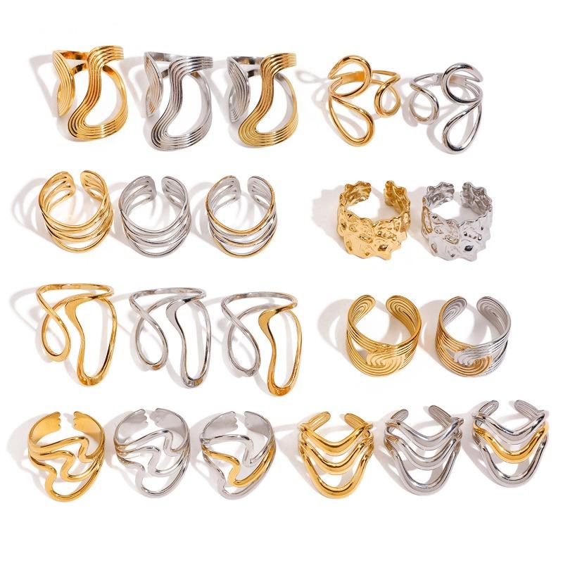 Ring Titanium Steel Jewelry of Luxurious and High-end Style Finger Ring Stainless Steel Accessory