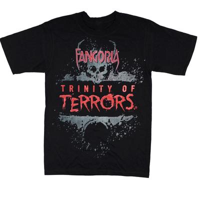 T-shirt da uomo Fangoria Trinity Of Terrors Nera