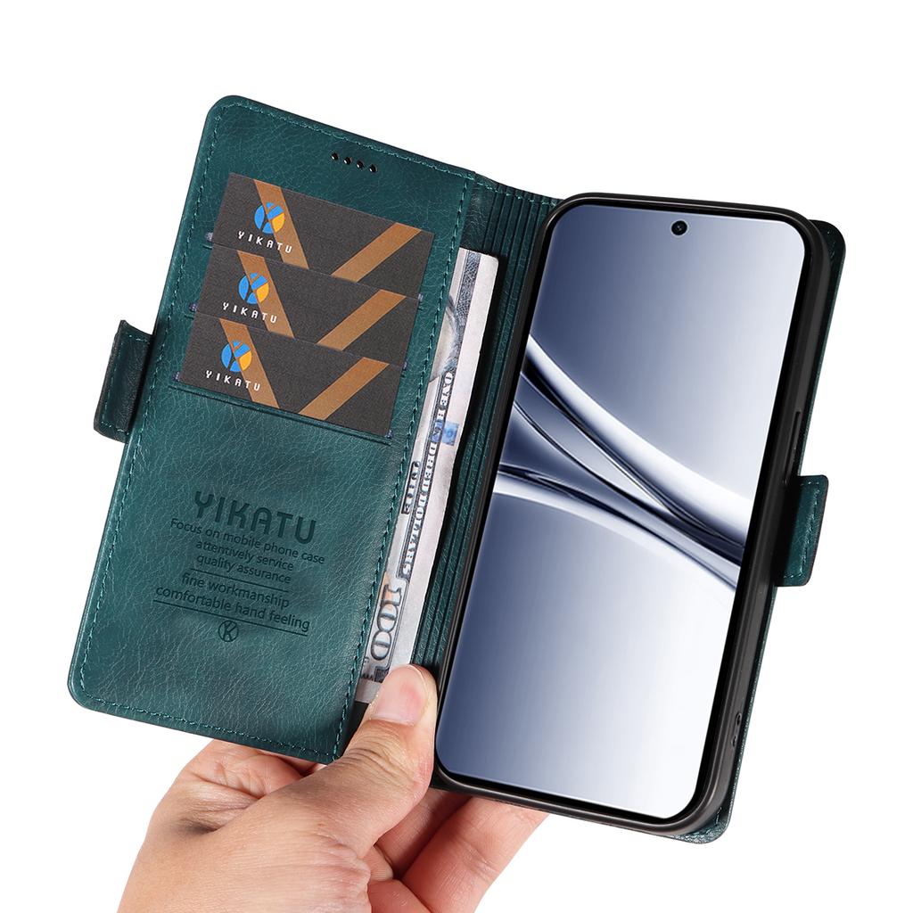 For Xiaomi Poco M8 5G/Redmi Note 15 5G (Global)/15 4G (Global) Case YIKATU YK-007 Litchi Texture PU Leather Wallet Phone Cover