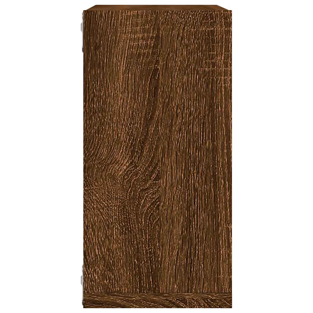 Cube Shelves 2 pcs Brown 30 x 15 x 30 cm