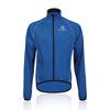 Morethan Long Sleeve Cycling Jacket Windbreaker Men's (XL/Dark Blue) (UV Protection/Back Pocket/Stowable) WVP-005
