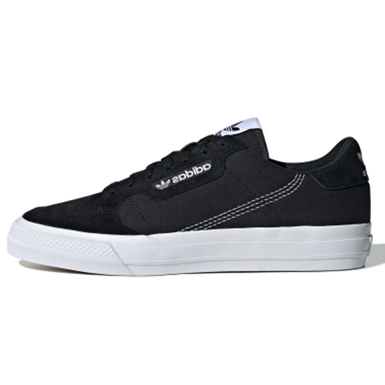 Adidas Continental Vulc Core Black Unisex Sneakers Cloud-White EF3524