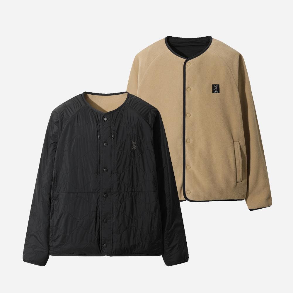 Dod Riverwave Reversible Quilted Jacket (Black)