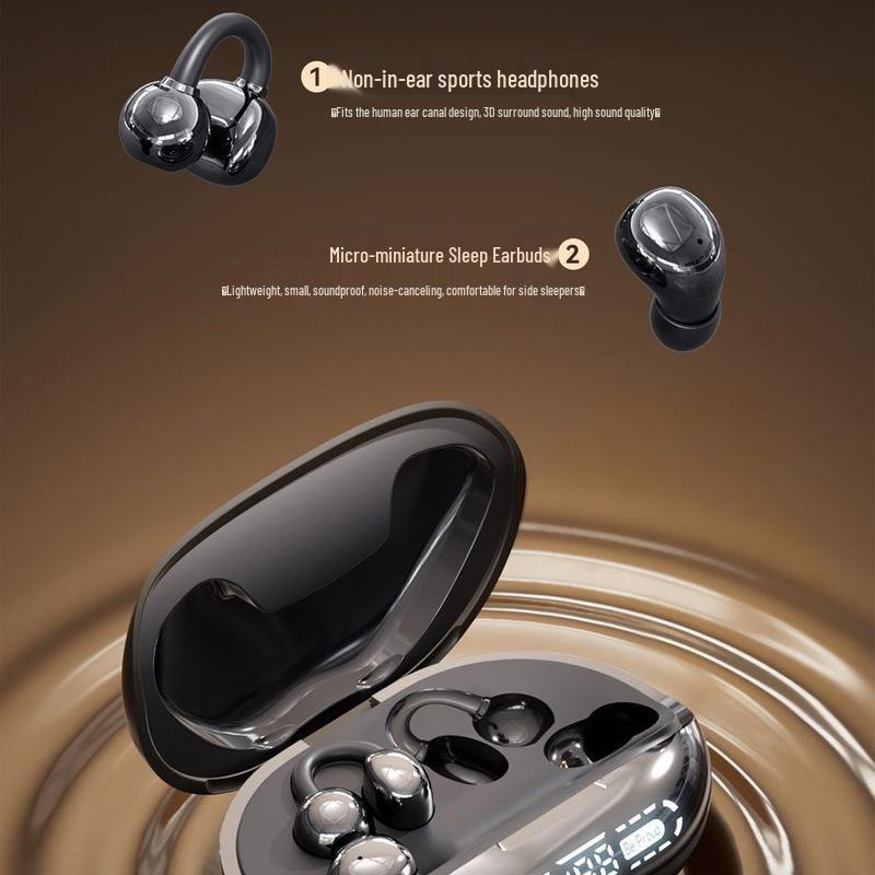 New Ear Clip Wireless Bluetooth Earphones - High Sound Quality, Long Battery Life B54