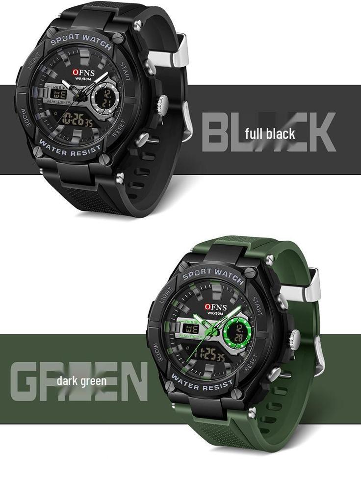 OFNS Trendy Multifunctional Sports Watch - Fashionable Electronic Student Watch