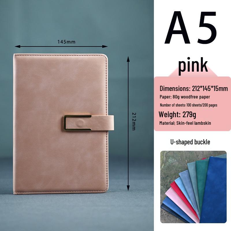 A5U Buckle Notepad: Customizable Event & Office Notebook