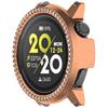 For Coros Pace 2 Watch Case Rhinestone Decor Hollow Electroplating PC Watch Cover