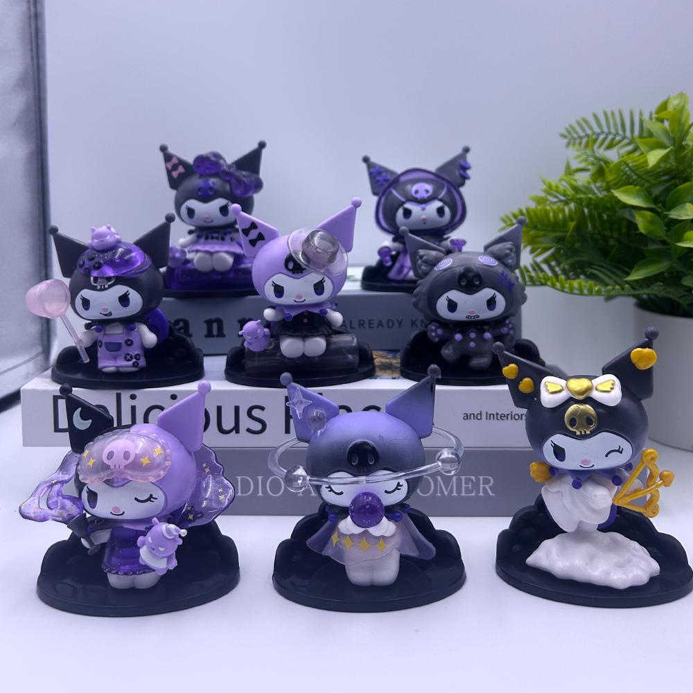 Kuromi Blind Box Werewolf kill Series Action Figure Dolls Anime Figures Surprise Bag Cute Model Fans Collection Toy