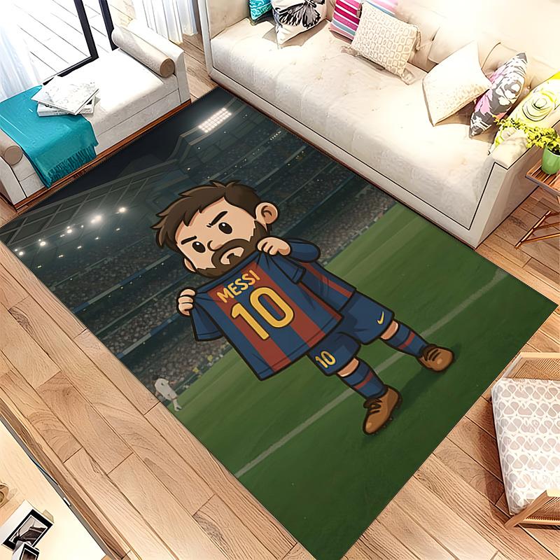 MESSI (1) Teppich Geeignet für Wohnzimmer Schlafzimmer Computerräume Essbereiche und Platzierung Unter Tischen und Stühlen Auch eine Ideale Wahl für Büros