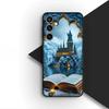 Castle Harries Wand Potters Owl Phone Cover Case for Samsung Galaxy S22 S21 S20 FE Ultra Plus A07 A17 A15 A16 A25 A57 A37 Casing