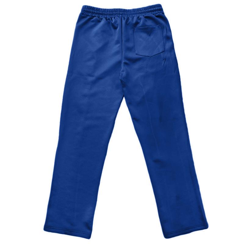 Men's Casual Quick-Dry Jogging Pants - Color Block, Loose Fit, Breathable Fabric with Drawstring Waist
