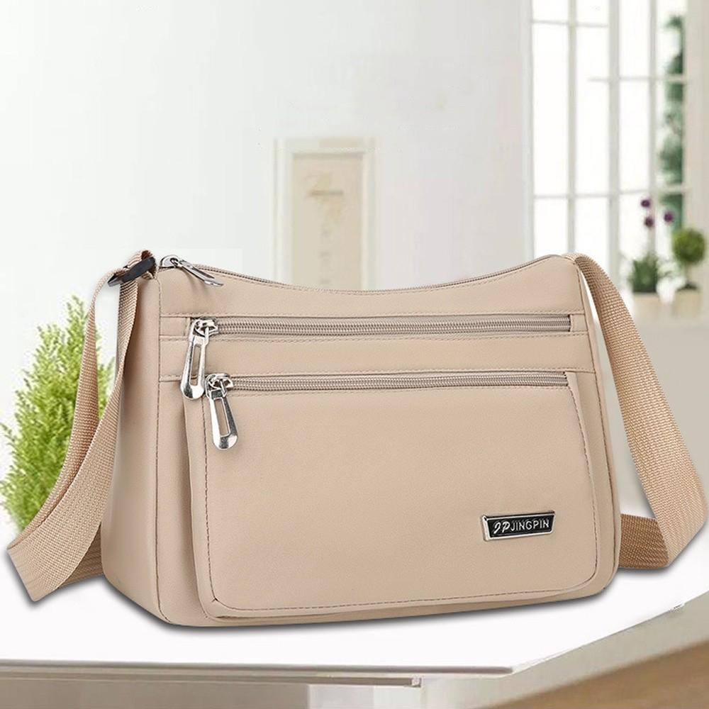 Fashion Casual Crossbody Bag Lightweight Large Capacity Messenger Bag Multi-Functional Shoulder Bag Women