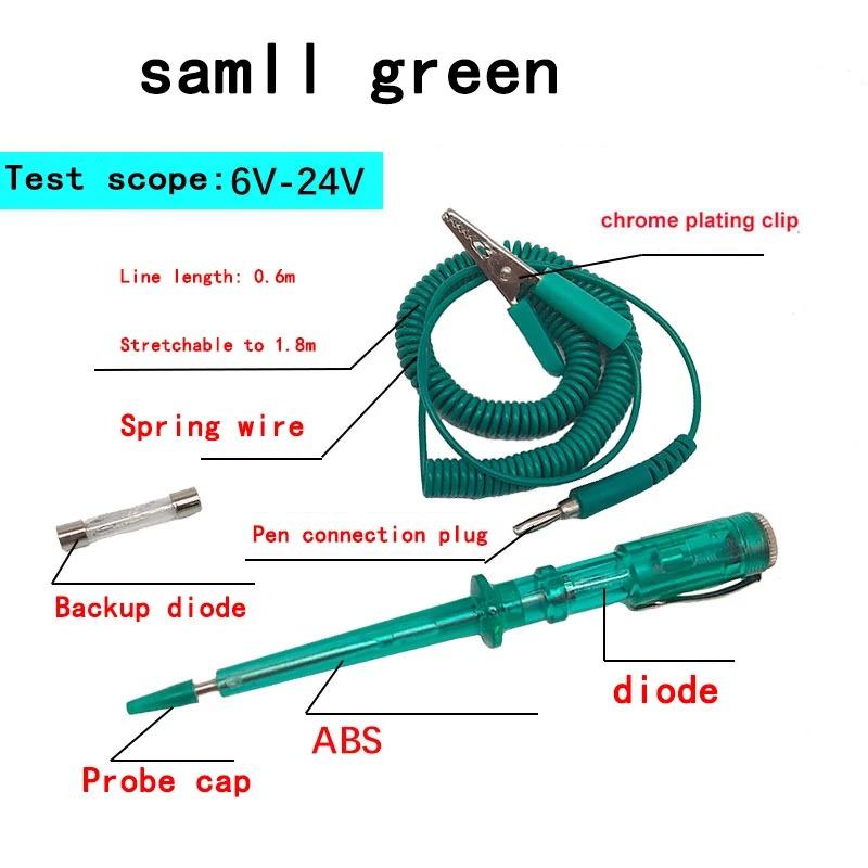 Car Circuit Tester Truck Voltage Tester Circuit DC 6V 12V 24V Auto Circuit Tester Diagnostic Probe Test Pen Repair Tools