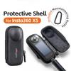 AMAGISN For Insta360 X5 Camera Protective Case Fleece Lined EVA Shell Storage Bag