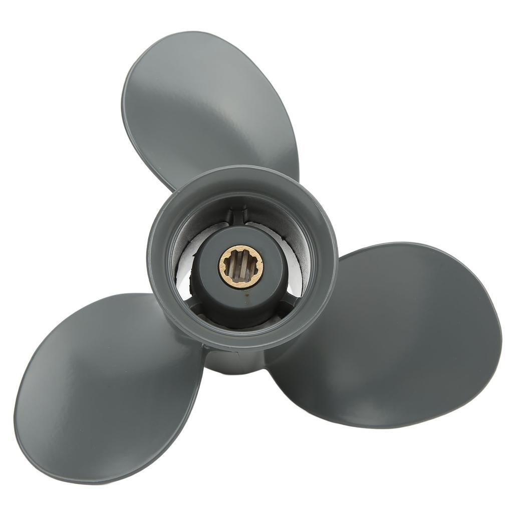 3-Blatt-Aluminiumlegierung Marinepropeller 58130‑ZV4‑010AH Ersatz für Außenbordmotor 8–20 PS