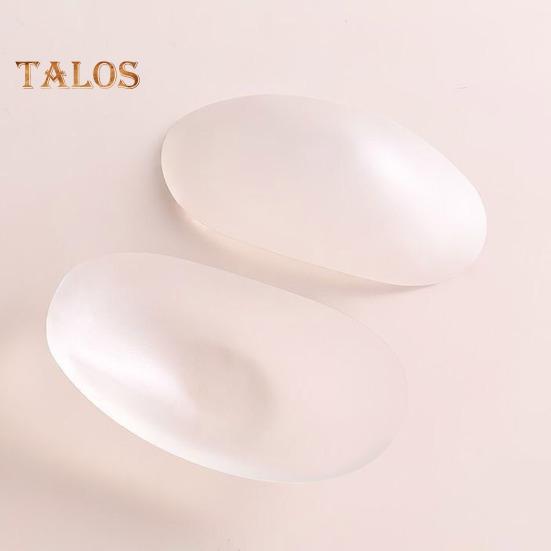 1 Pair Shoulder Pads for High Low Shoulders 3D Self Adhesive Silicone Anti-Slip Sponge Shoulder Push-up Pad Sweat-proof Smooth Curves DIY Clothes