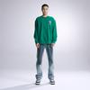New MLB T Mega Bear Sweatshirts Unisex Green 3AMTE0134-07GNS