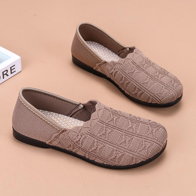 Shoes Women's Versatile New Spring Breathable Flat Bottom Lightweight One-pedal Hollow Mesh Shoes Trendy Fashion Casual Shoes
