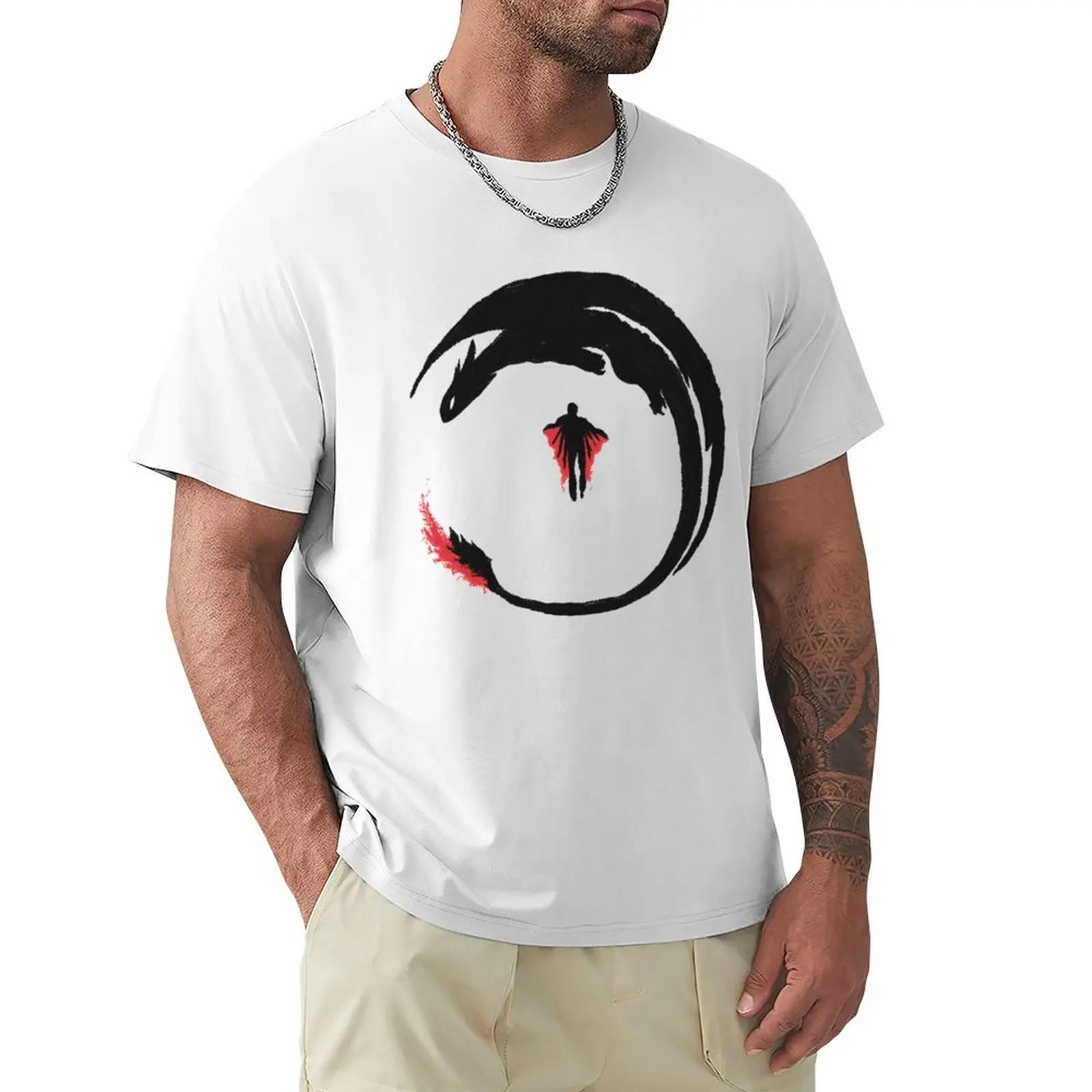 beach man t shirt summer top Dragon Rider Tshirt cute top... S