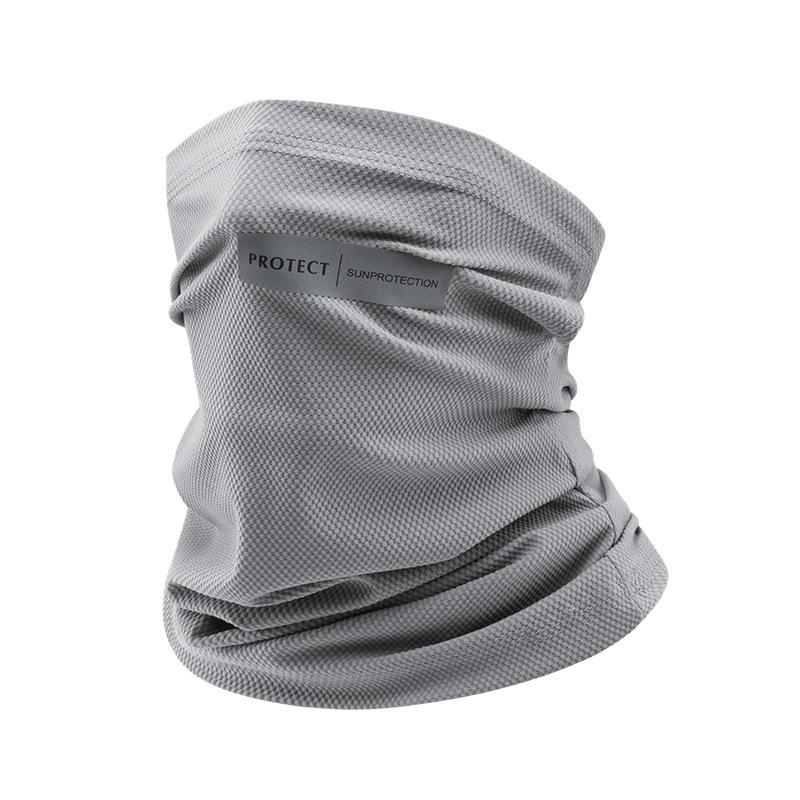 Maska na twarz i rękawki Ice Silk chroniące przed słońcem do jazdy na rowerze na świeżym powietrzu