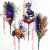 1 Stück Festivals Einzelzweig Halloween Dekoration Zweige Kunstblume Ornament Kürbis Garten