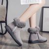 Winter new women's snow boots warm velvet short boots European and American cloth short boots cross-border cotton shoes large size women's shoes