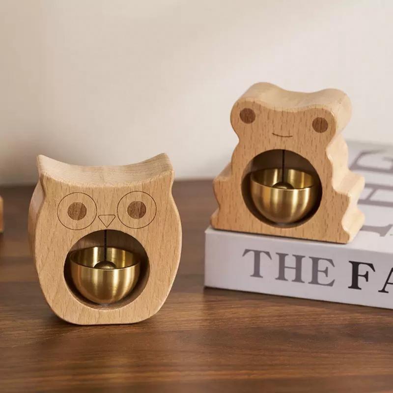 Dopamine Wind Chime Animal Series Owl Hanging Decoration Brass Bell Frog Entry Reminder Peace Pigeon In
