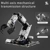 Non-Toxic 1029Pcs Robotic Arm Building Blocks Set Remote Mechanical Arm Model Bricks Desktop Decoration Diy Toys For Kids Holiday Gifts
