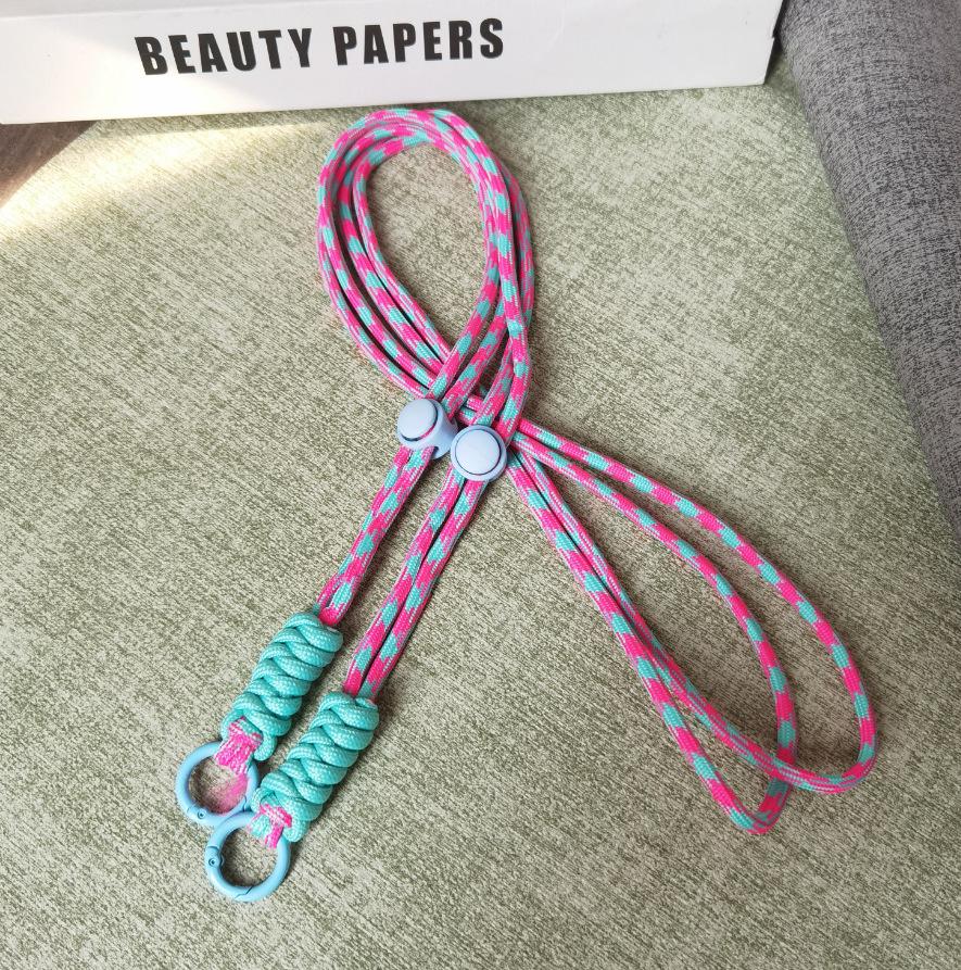 Adjustable Braided Phone Lanyard - Detachable Crossbody Shoulder Strap