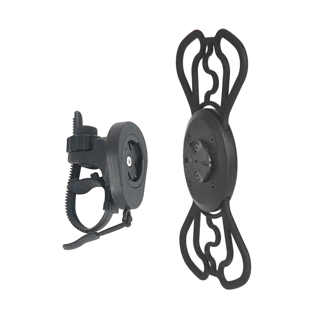Carbon Fiber Bike Speedometer & Phone Mount with 360° Rotation for Mountain/Road Handlebars