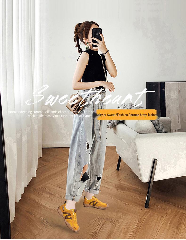 2025 Autumn German-Style Women's Plus-Size Versatile Forrest Gump Casual Shoes, Sizes 36-42